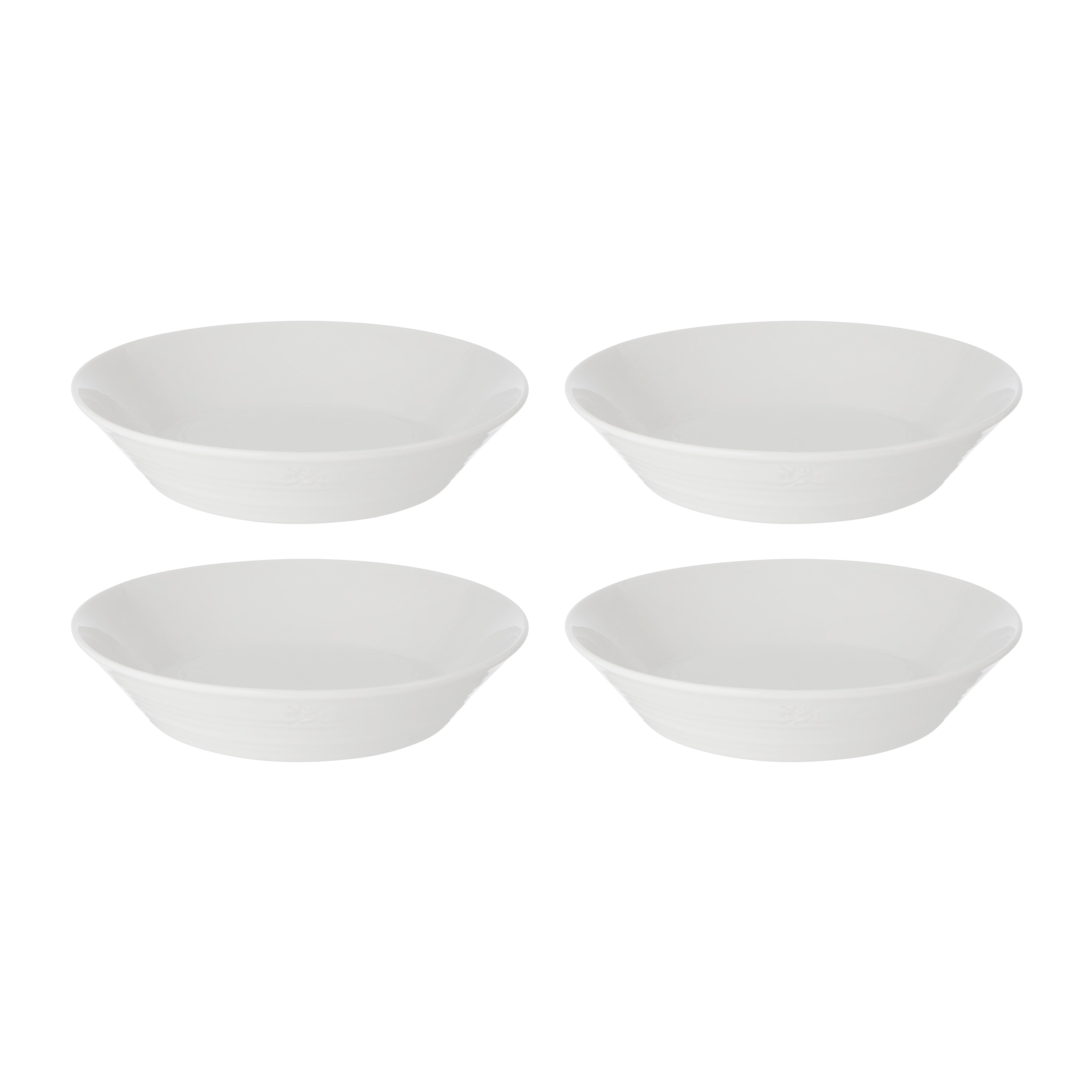 Royal Doulton 1815 Pure Pasta Bowl 9In White Set Of 4