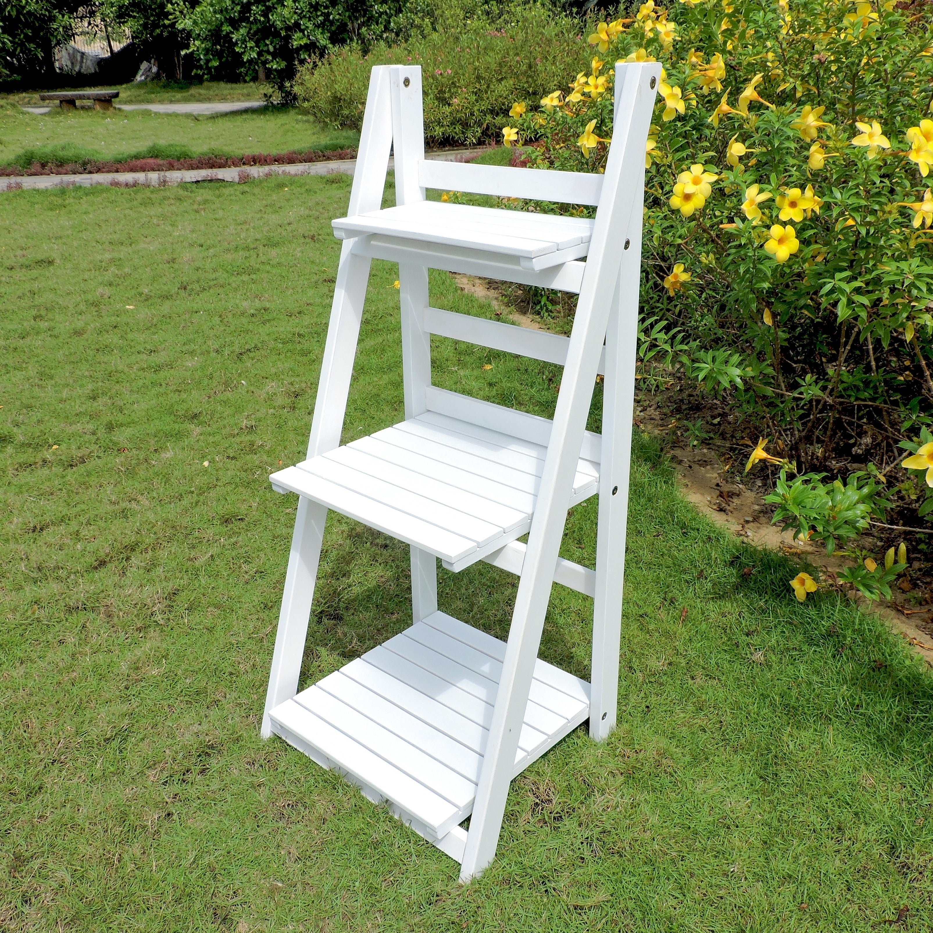 International Caravan Royal Fiji 3 Tier Plant Shelf