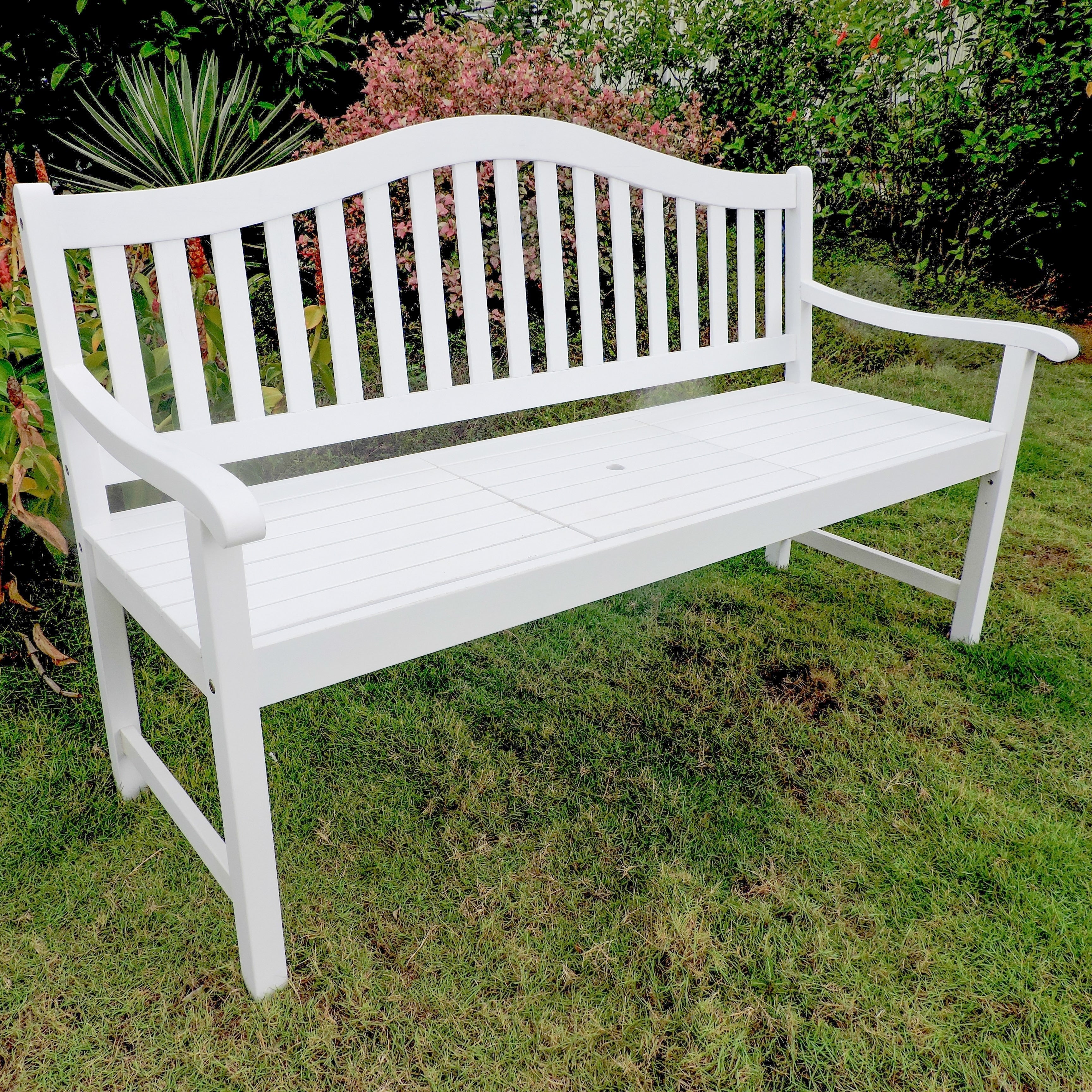 International Caravan Royal Fiji 5 Foot Garden Bench With Table