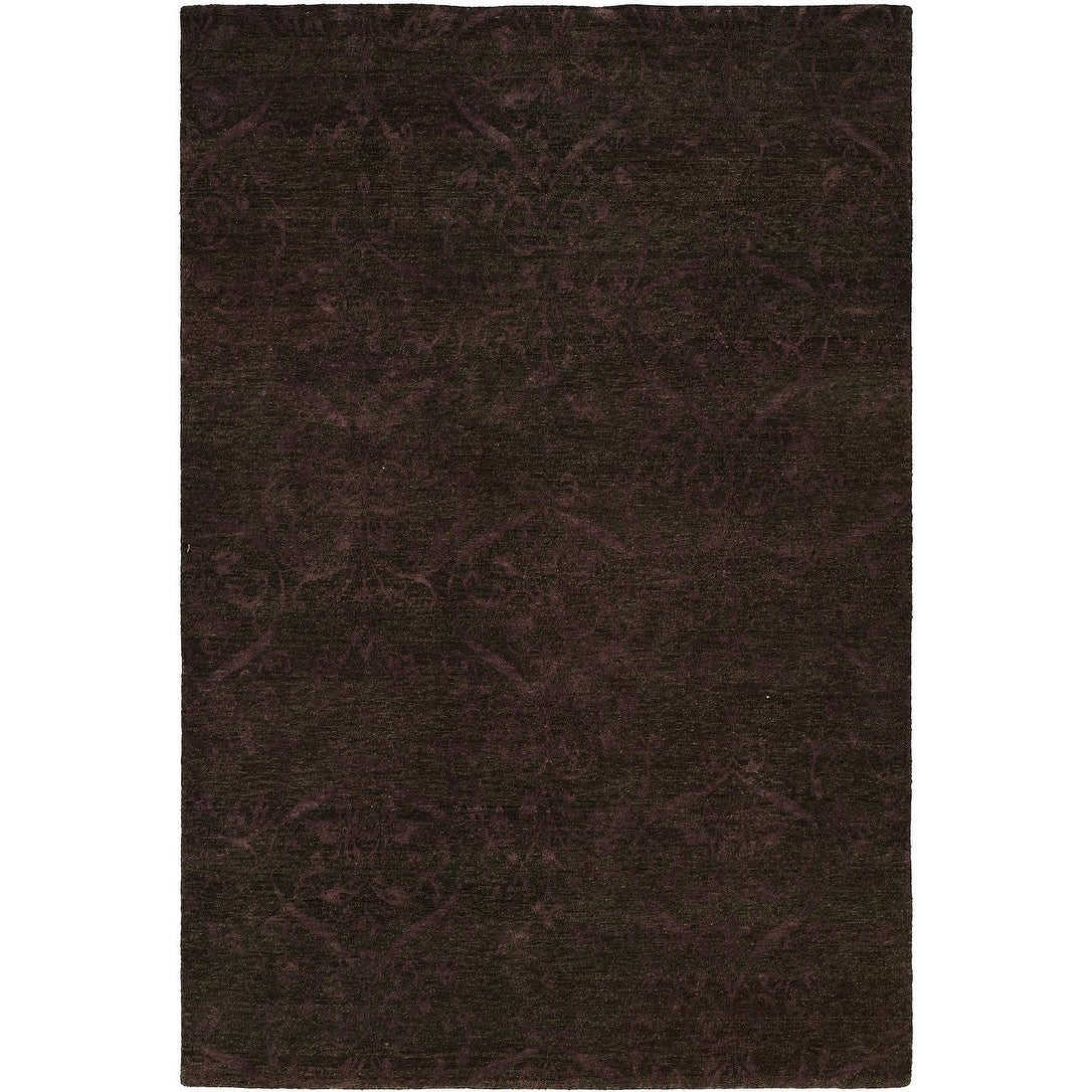 Royal Manner Derbyshire Twilight Lavender Hand Knotted Area Rug