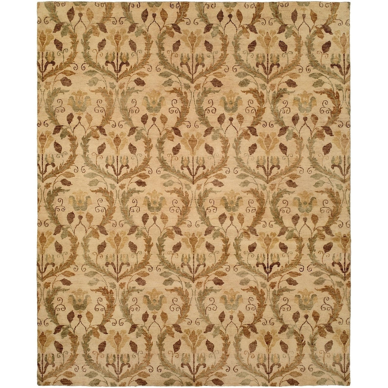 Royal Manner Derbyshire Warm Sand Hand Knotted Area Rug 10 X 14