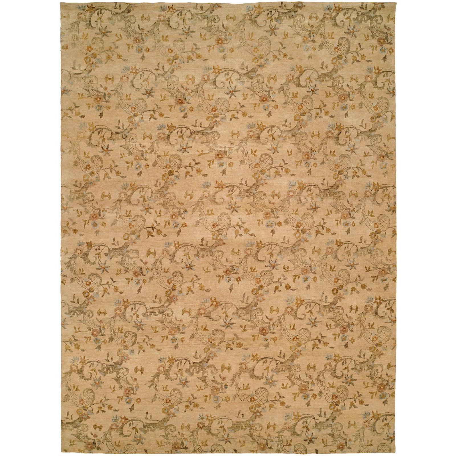 Royal Manner Estates Sandy Wool Hand Knotted Area Rug