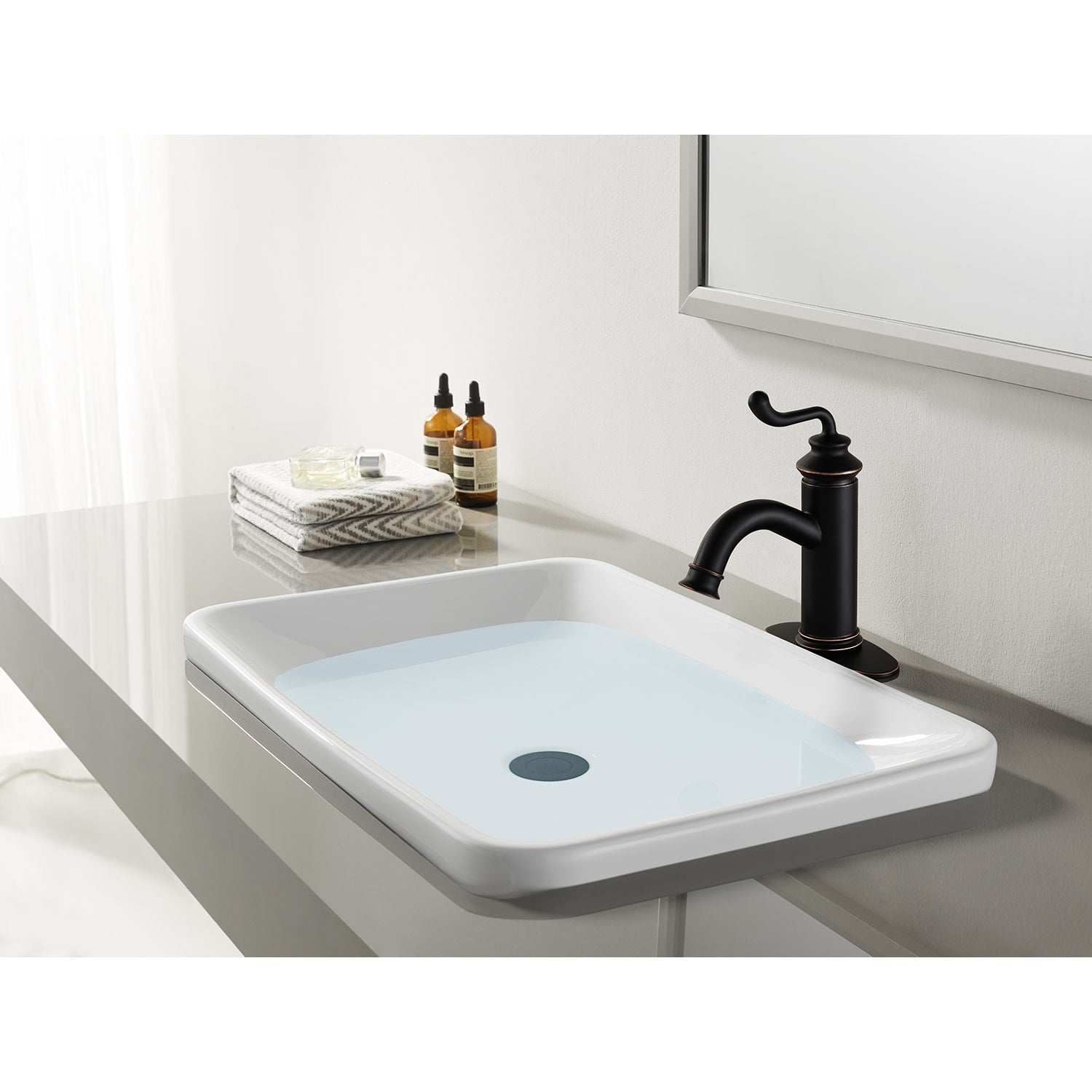 Royale 1 Handle Monoblock Bathroom Faucet