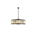 Royce Edge 10 Light Matte Black Chandelier
