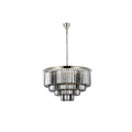 Royce Edge 17 Light Polished Nickel Chandelier