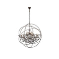 Royce Edge 18 Light Dark Bronze Chandelier