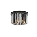 Royce Edge 3 Light Matte Black Flush Mount