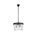 Royce Edge 3 Light Matte Black Pendant