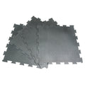 Rubber Cal Armor Lock Interlocking Rubber Mat 3 8 X 2Ft. X 2Ft Black Rubber Tiles 4 Pack Covers 16 Square Feet