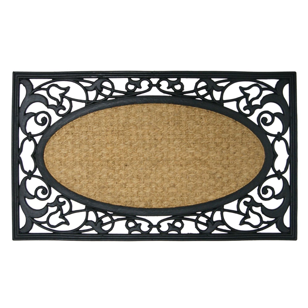 Rubber Cal Celtic Sea Coco Rubber Outdoor Mat 18 X 30 18 X 30