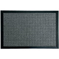 Rubber Cal Charcoal Nottingham Entrance Door Mat 16 X 26