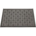Rubber Cal Charcoal Wellington Rubber Carpet Floor Mat 3 X 5