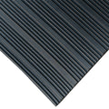 Rubber Cal Composite Rib 36 Inch Wide Black Anti Slip Rubber Mat 36 X 180