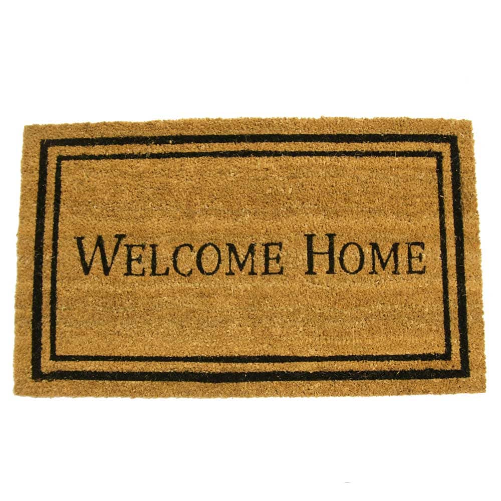 Rubber Cal Contemporary Welcome Home Mat 24 X 57 2 X 47