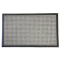 Rubber Cal Nottingham Grey Carpet Door Mat 14 X 2