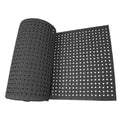 Rubber Cal Paw Grip Anti Slip Black Floor Mat 3 8 X 34 X 120