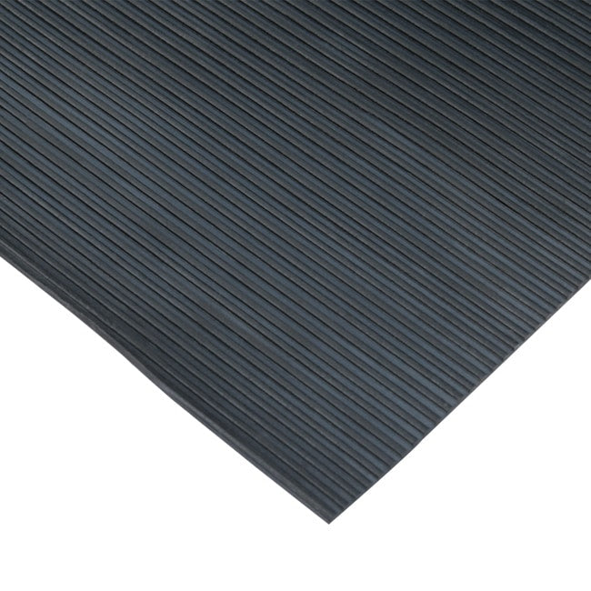 Rubber Cal Ramp Cleat Traction Mats 1 8 Inch X 3Ft. Wide Rubber Runners Black Offered In 7 Lengths