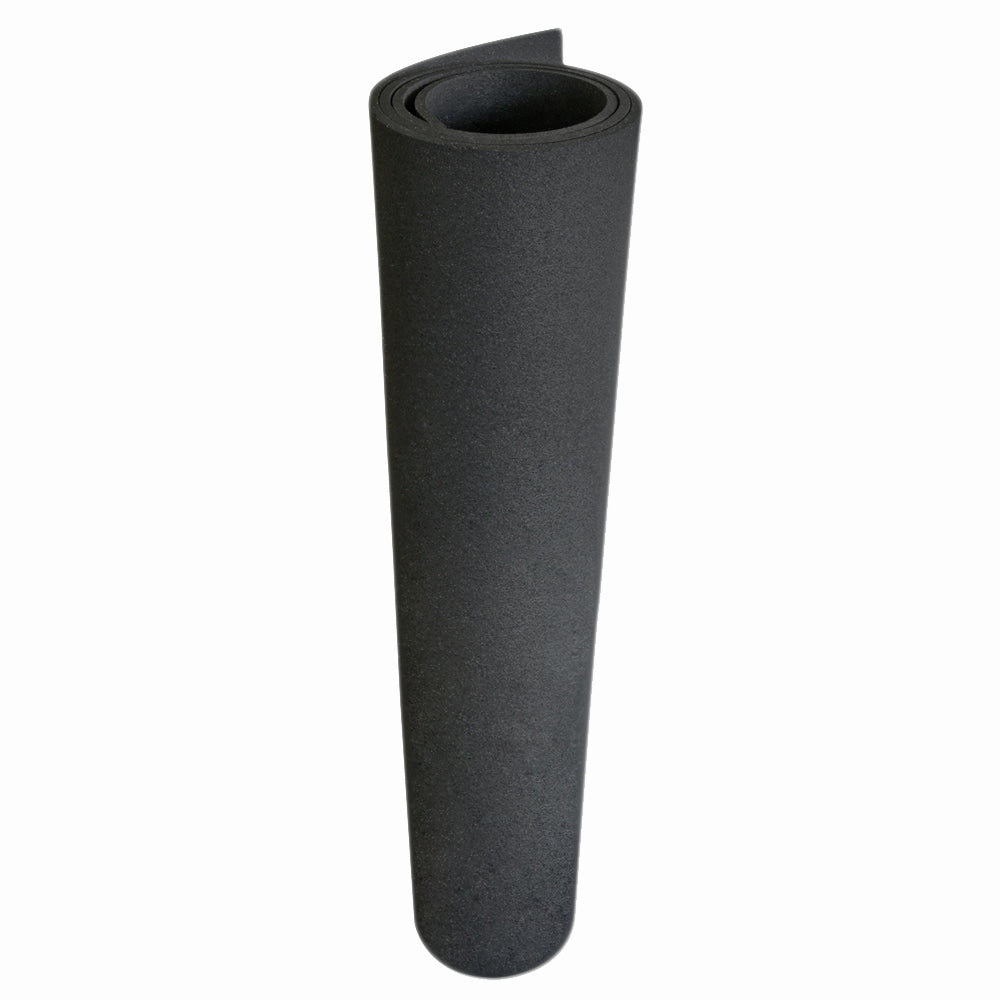 Rubber Cal Recycled Rubber Flooring 1 4 Inch X 4Ft Rolls Black Rubber Mats Available In 8 Lengths