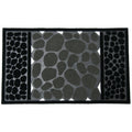 Rubber Cal River Rocks Rubber Doormat 18 X 30