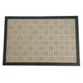 Rubber Cal Tan Wellington Rubber Carpet Floor Mat 3 X 5