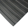 Rubber Cal Wide Rib Corrugated Rubber Floor Mat 3 X 8 X 3Mm