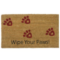 Rubber Cal Wipe Your Paws Door Mat 18 X 30