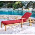 Rouge Jockey Lounger Chair Pad Cushions