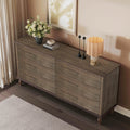 Rustic Brown Dresser Chest Of Drawers With Wood Legs Rustic Side Cabinet Storage Cabinet Hallway Cabinet