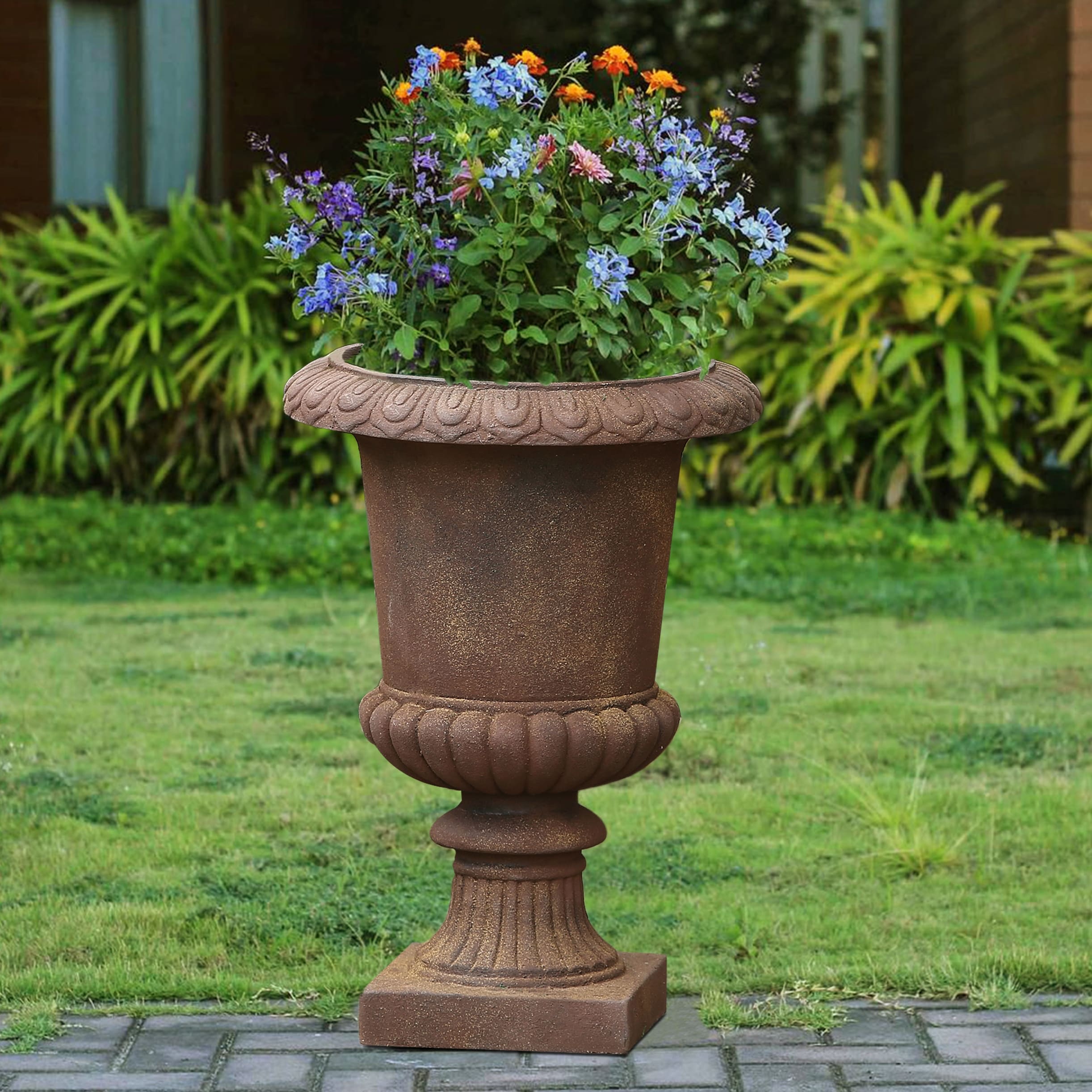 Classic Bronze Urn Planter