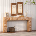 Rustic Console Table Narrow Sofa Table For Living Room Natural Wood Entryway Table Hallway Table Coffee Table
