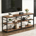 Rustic Farmhouse 3 Tier Hall Console Table