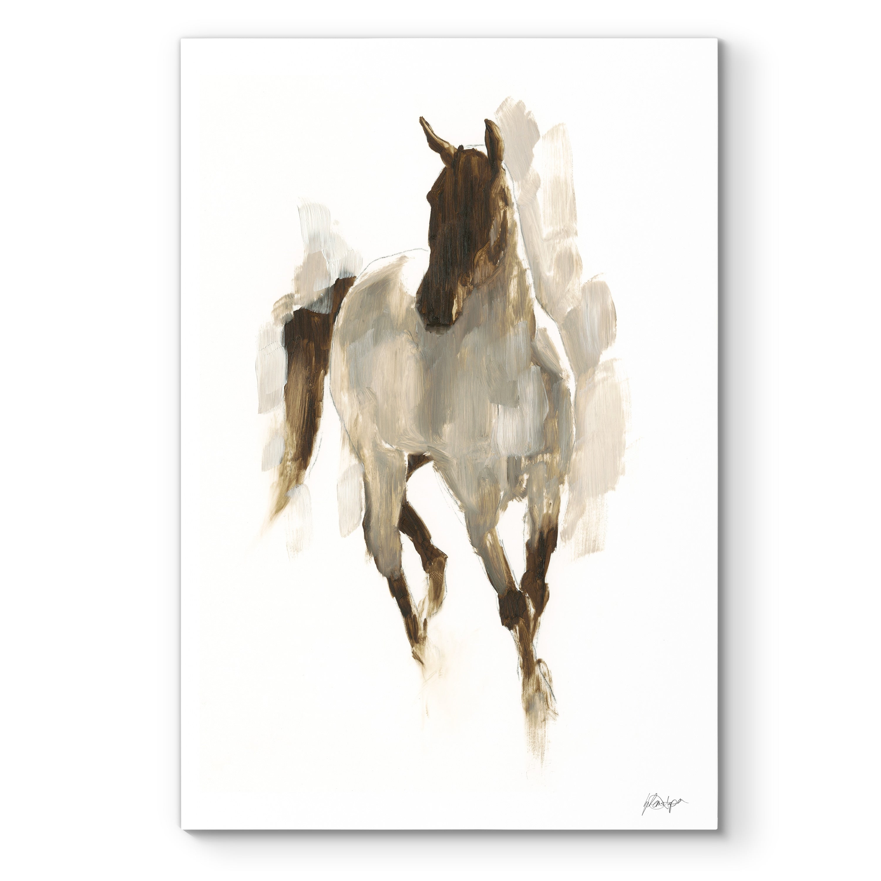 Rustic Horse I Premium Gallery Wrapped Canvas