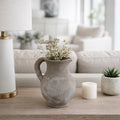 Terracotta Handled Jug Vase