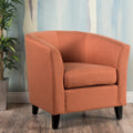 Rustic Side Chair Club Chair Accent Chair Corner Chair Leisure Chair Orange Dressing Chair Reading Chair Vanity Chair