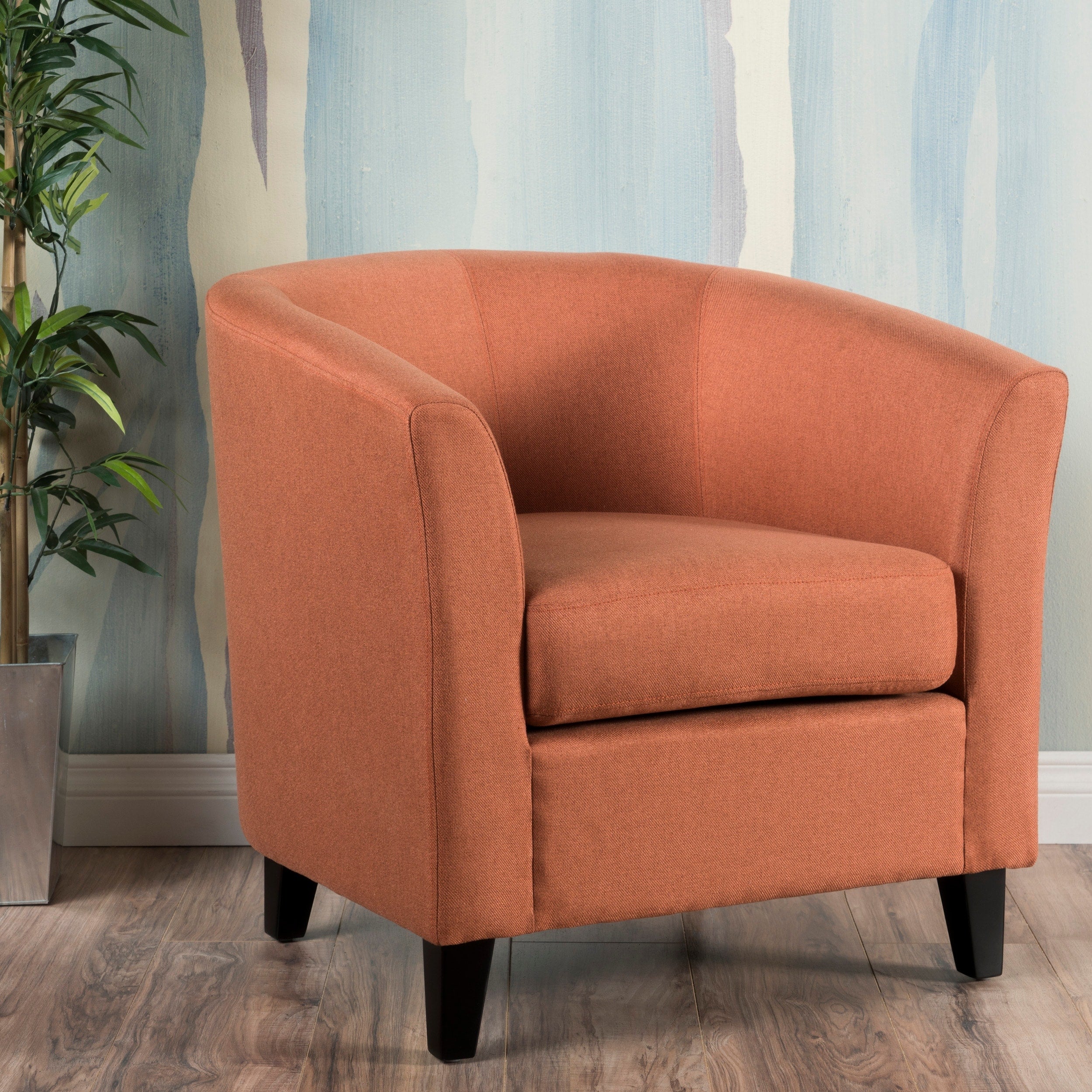 Rustic Side Chair Club Chair Accent Chair Corner Chair Leisure Chair Orange Dressing Chair Reading Chair Vanity Chair