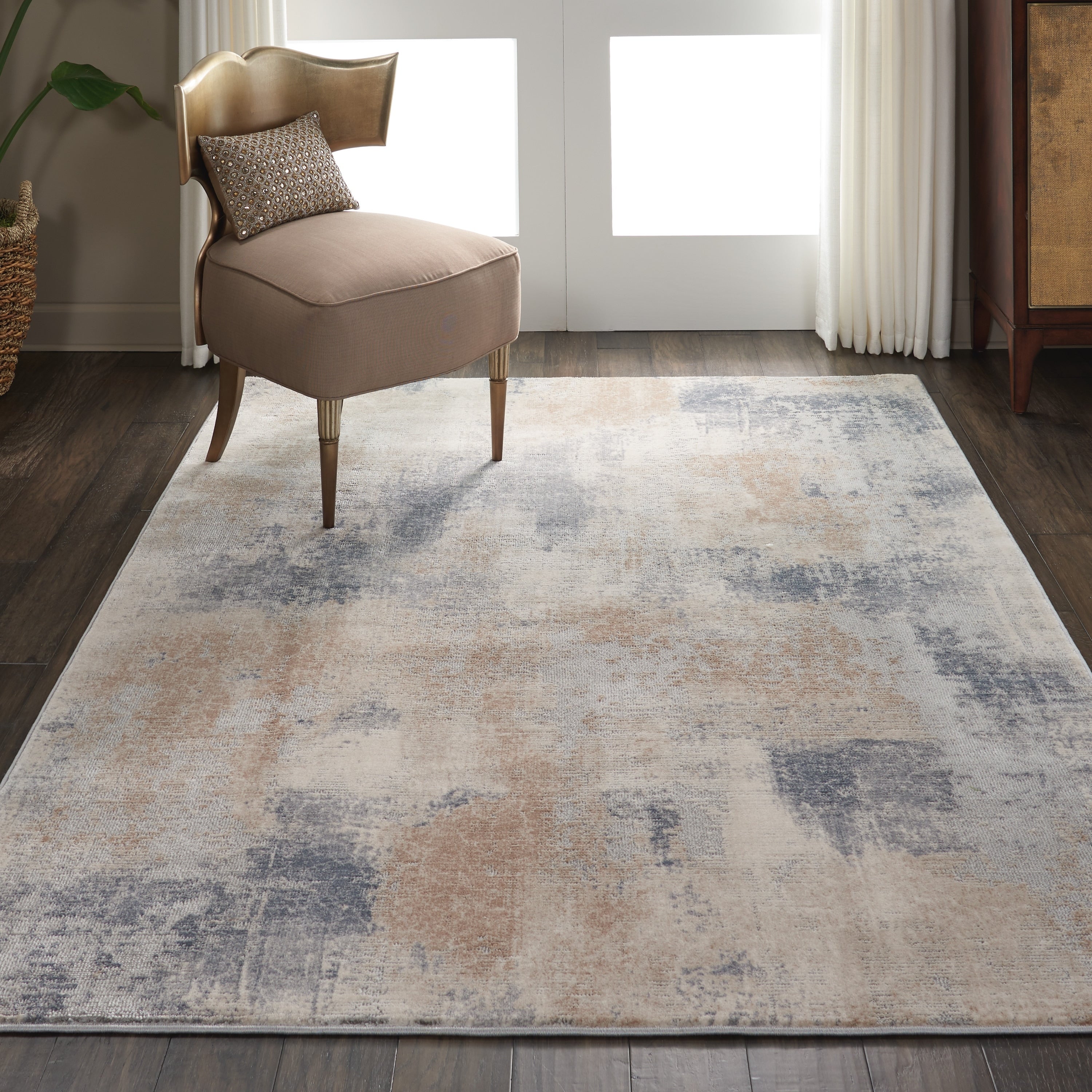 Nourison Rustic Textures Beige Grey Area Rug 22 X 76 Runner