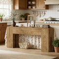 Rustic Wooden Console Table