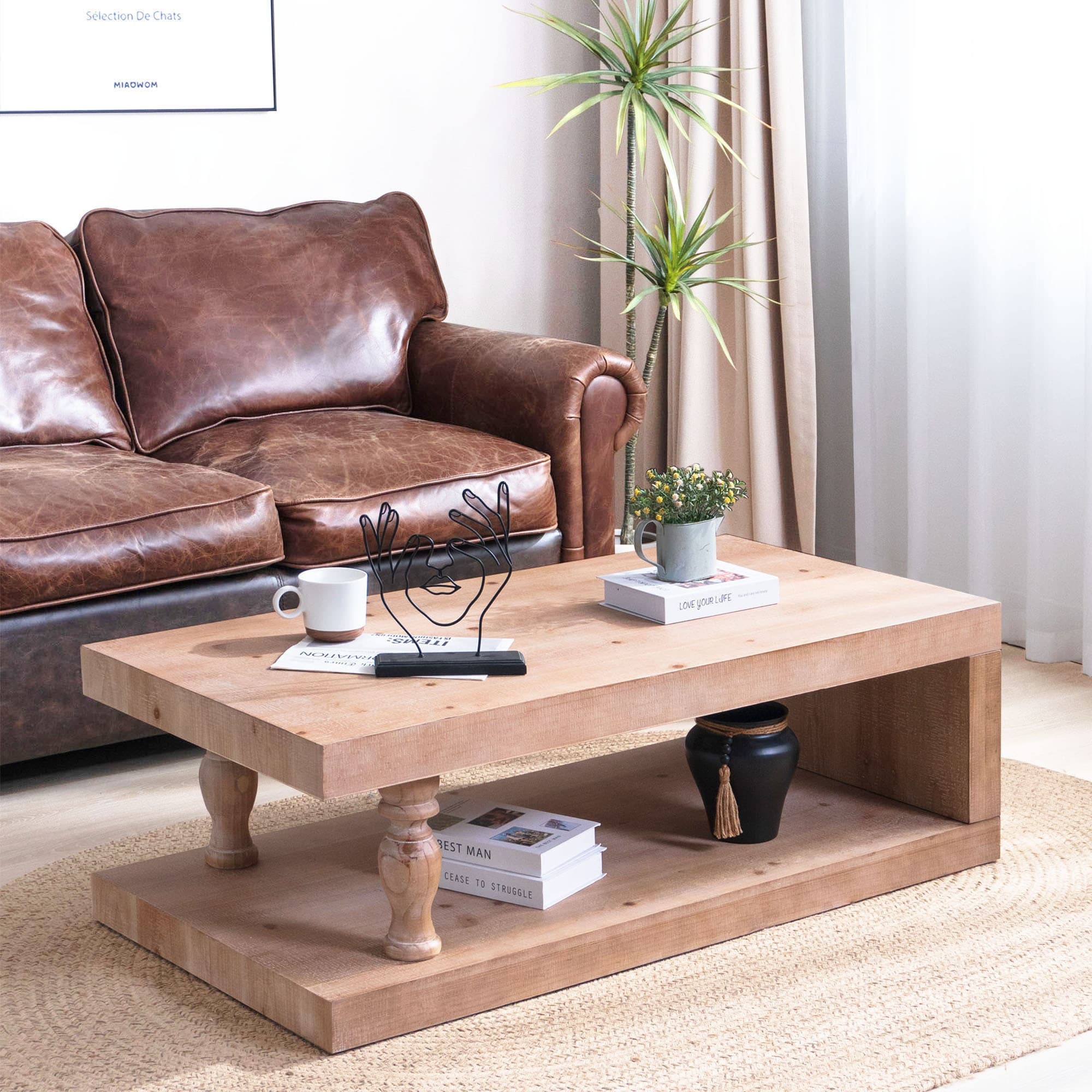 Rustic Coffee Table Wood Coffee Table