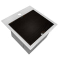 Ruvati 15 X 15 Inch Marine Grade T 316 Workstation Topmount Rv Boat Outdoor Sink Stainless Steel Rvq5215 8 X 11