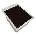 Ruvati 15 X 20 Inch Marine Grade T 316 Workstation Topmount Rv Boat Outdoor Sink Stainless Steel Rvq5210 8 X 11
