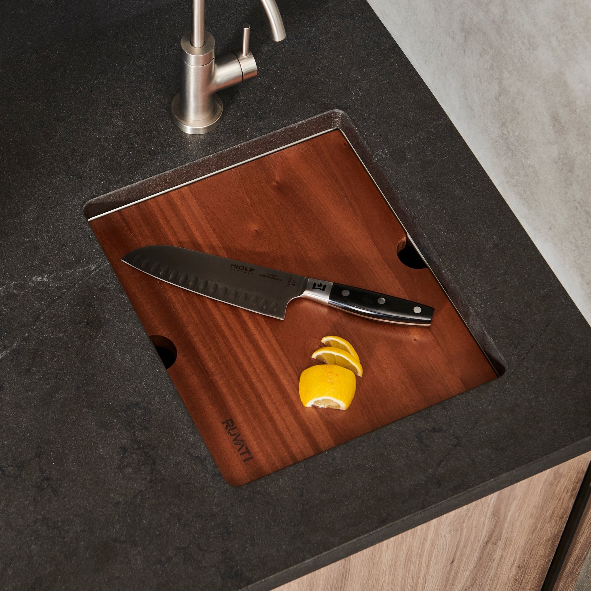 Ruvati 15 Workstation Bar Prep Sink Ledge Undermount 16 Gauge Stainless Steel Single Bowl Rvh8304 8 X 11