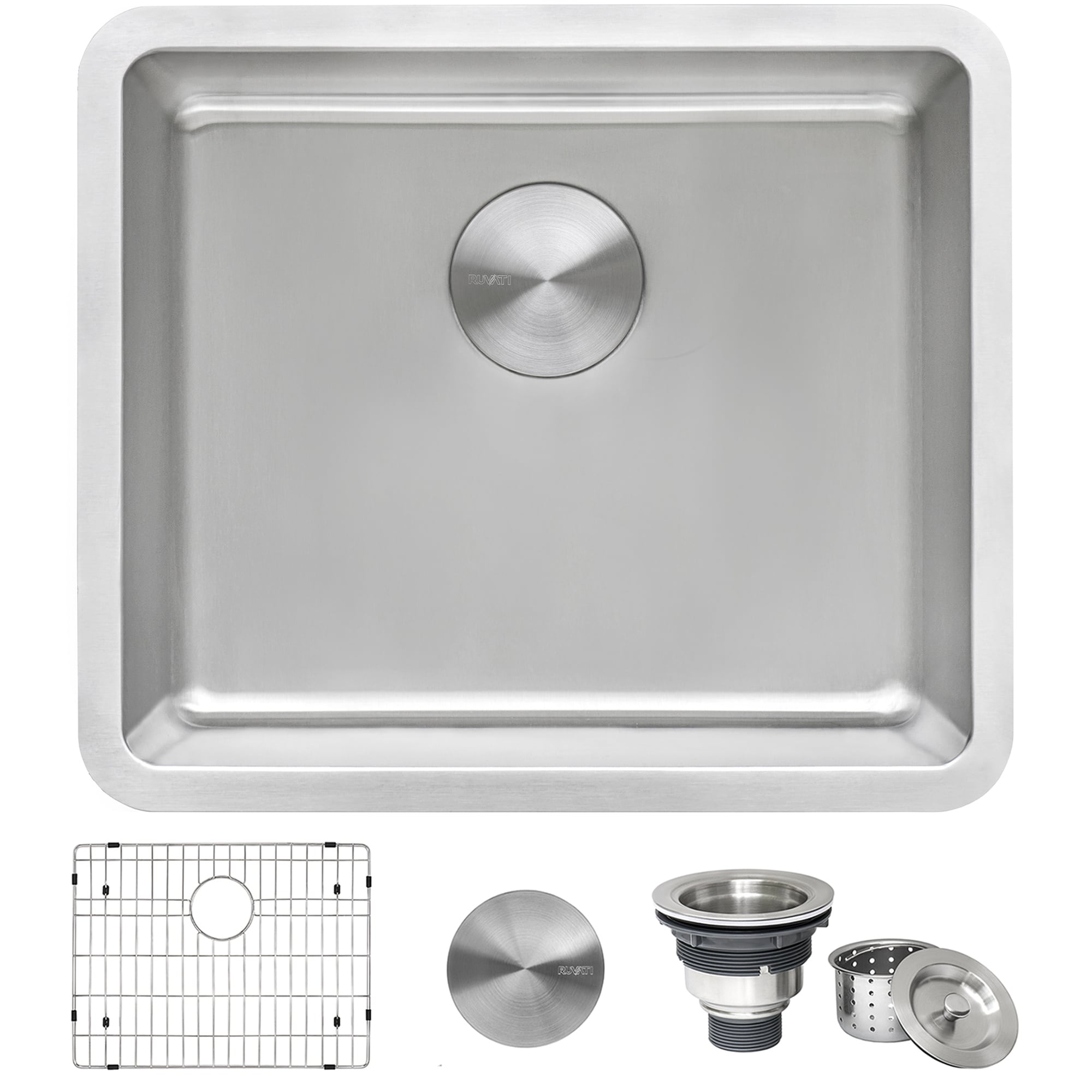 Ruvati 20 Inch Undermount Bar Prep Kitchen Sink 16 Gauge Stainless Steel Single Bowl Rvm5020 8 X 11