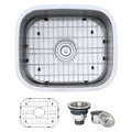 Ruvati 21 Inch Undermount 16 Gauge Stainless Steel Kitchen Sink Single Bowl Rvm4131 Silver