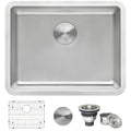 Ruvati 23 Inch Undermount Kitchen Sink 16 Gauge Stainless Steel Single Bowl Rvm5908 8 X 11