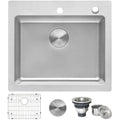 Ruvati 23 X 20 Inch Drop In Topmount Kitchen Sink 16 Gauge Stainless Steel Single Bowl Rvm5923 8 X 11