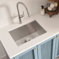Ruvati 23 X 18 X 12 Deep Laundry Utility Sink Undermount 16 Gauge Stainless Steel Rvu6100