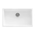 Ruvati 30 Inch Fireclay Undermount Drop In Topmount Kitchen Sink Single Bowl White Rvl3030Wh