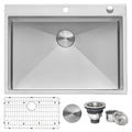 Ruvati 30 X 22 Inch Drop In Tight Radius Topmount 16 Gauge Stainless Steel Kitchen Sink Single Bowl Rvh8009 8 X 11