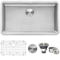 Ruvati 31 Inch Undermount Kitchen Sink 16 Gauge Stainless Steel Single Bowl Rvm5931 8 X 11
