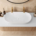 Ruvati 32 X 16 Inch Bathroom Vessel Sink White Oval Above Counter Vanity Porcelain Ceramic Rvb0432 31 X 15 X 4 1 4